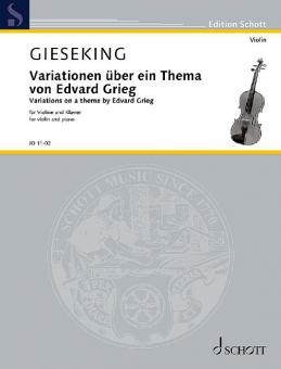 Variations on a theme by Edvard Grieg Download