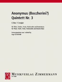 Quintett Nr. 3 C-Dur (Quintette no. 3 en ut majeur) 
