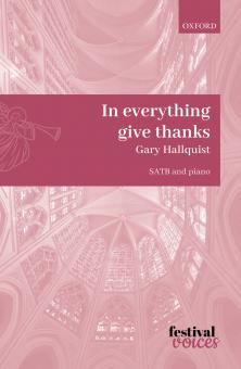 In everything give thanks 