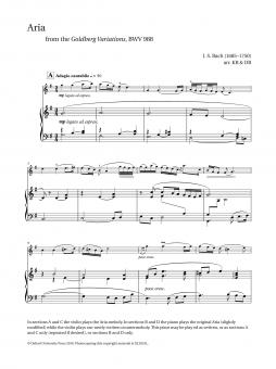 Aria from Goldberg Variations BWV 988 