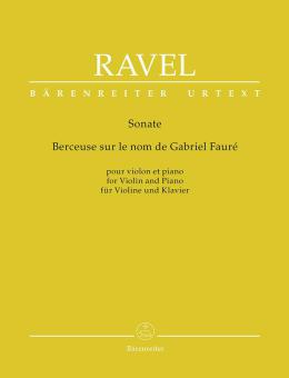 Sonate / Berceuse sur le nom de Fauré Standard
