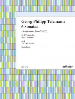6 Duette / Sonaten op. 2 TWV 40:101-106 Download