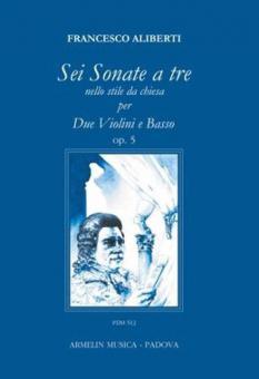 6 Sonate a 3 op. 5 
