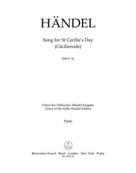Song for St Cecilia's Day HWV 76 