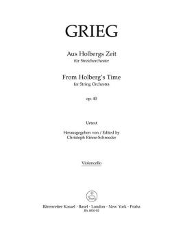 Au temps de Holberg op. 40 