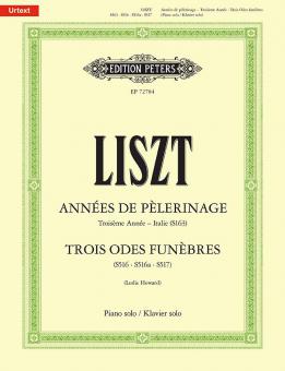 Années de pèlerinage: Troisième Année (Italie) - Trois Odes funèbres 