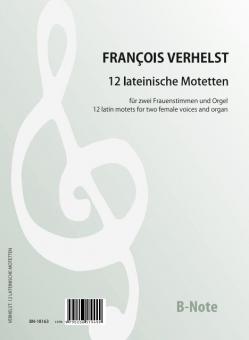 Douze motets latins pour deux voix et orgue 