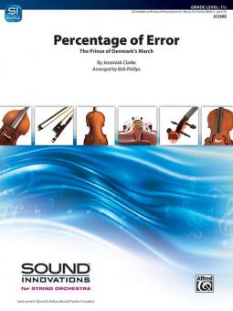 Percentage of Error Standard