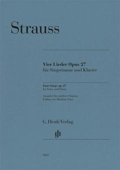 4 chansons op. 27 