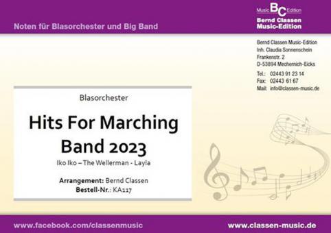 Hits For Marching Band 2023 