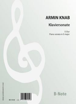 Sonate pour piano en mi majeur 