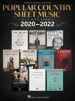 Popular Country Sheet Music 