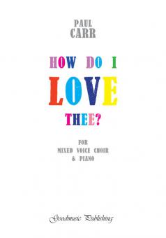 How Do I Love Thee? 