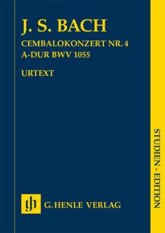 Concerto pour clavecin no. 4 en la majeur BWV 1055 