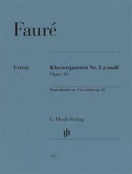 Quatuor avec piano no. 2 en sol mineur op. 45 