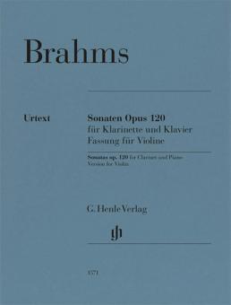 Sonates op. 120 pour clarinette et piano 