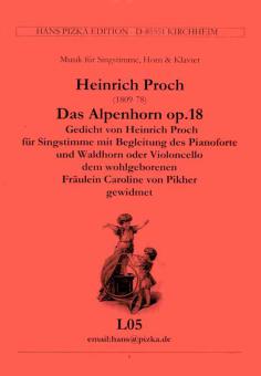 Das Alpenhorn op. 18 