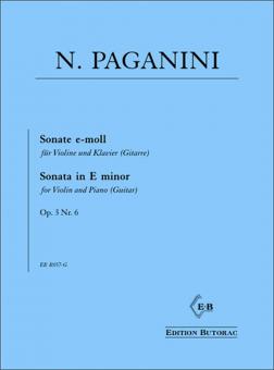 Sonate en mi mineur op. 3 no. 6 