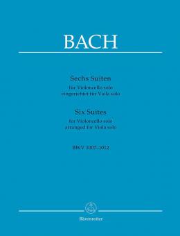 6 Suites pour violoncelle seul BWV 1007-1012 