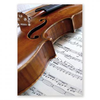 Postcard Violin/music (10 pcs) 