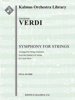 Symphony for Strings in E minor 