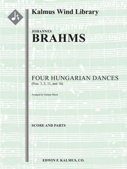 Hungarian Dances Nos. 3, 5, 11 and 16 
