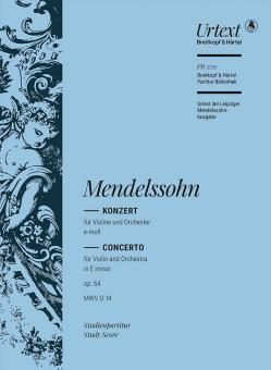 Concerto en mi mineur op. 64 MWV O 14 