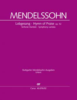 Chant de louange op. 52 MWV A 18 