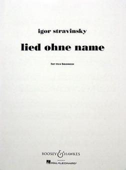 Lied ohne Name 