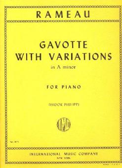 Gavotte with Variations A minor 