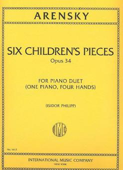 Six Childrens Pieces op.34 