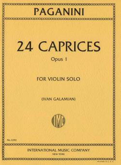 24 Caprices Op. 1 