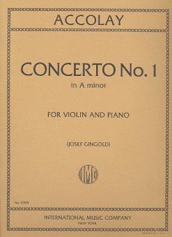 Concerto No. 1 A minor 