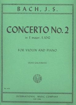 Concerto No. 2 E major BWV 1042 