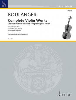 Œuvres complètes pour violon Standard