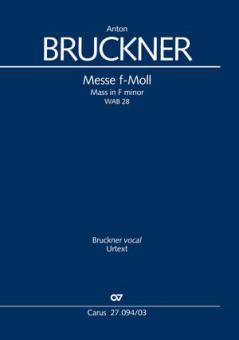Messe en fa mineur WAB 28 Standard