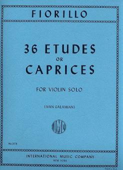 36 Etudes Or Caprices 