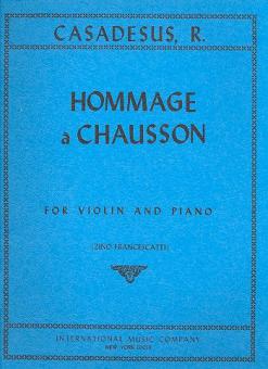 Hommage a Chausson op. 51 