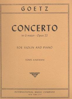 Violin Concerto G major op. 22 