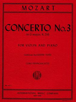 Violin Concerto No. 3 G major K.216 