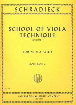 School Of Viola Technique Vol. 1 