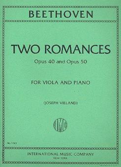 2 Romances Sol majeur et Fa majeur op. 40 / op. 50 