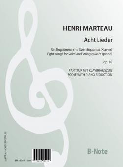 Huit chansons op.10 