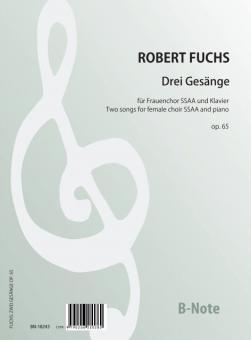 Trois chansons op.65 