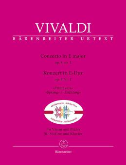 Concerto en mi majeur op. 8, no. 1 "Printemps" Standard