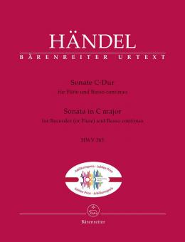 Sonate en do majeur HWV 365 Standard