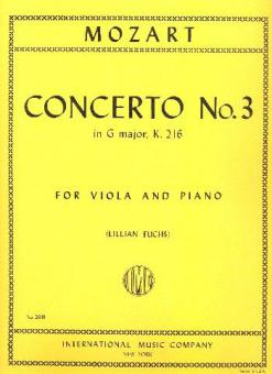 Violin Concerto no. 3 G major K.216 