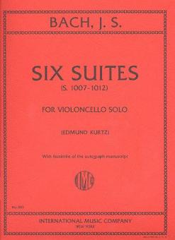 Six Cello Suites BWV1007-1012 