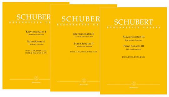 Sonates pour piano 1-3 