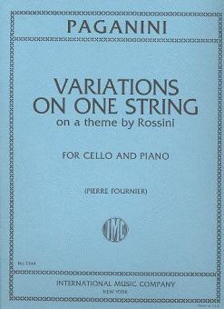 Variations On One String On a Theme From Moses by Rossini 